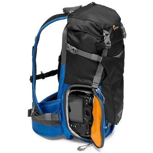 Lowepro Photosport BP 15L AW III Blue Waterproof Camera Backpack - DSLR/SLR/Mirrorless Gear Protection for Hiking, Travel & Outdoor Photography