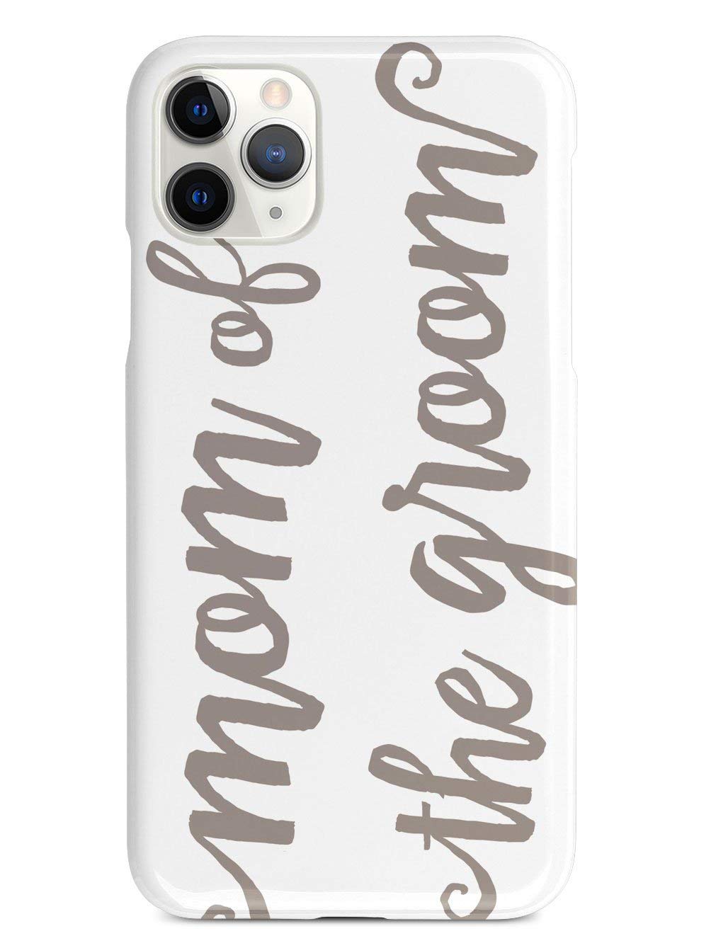 Inspired Cases - iPhone 12 Pro Case - 3D Textured Protective Cover for Apple iPhone 12 Pro - Mom of The Groom Design - Brown Neutral - Perfect for Weddings, Family Events & Everyday Protection