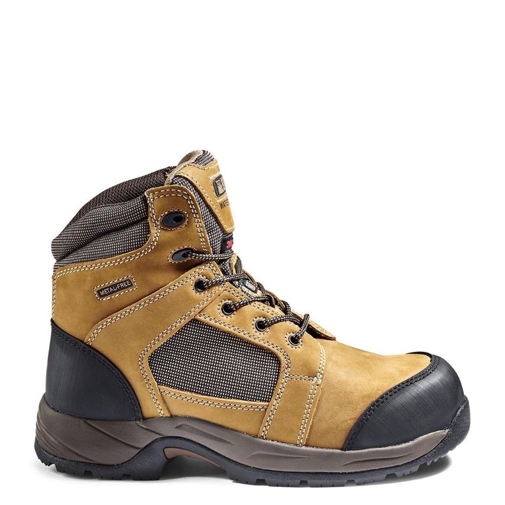Kodiak Trakker Men's Lightweight Waterproof Composite Toe Hiking Boots 302113 - Durable Work & Outdoor Adventure Footwear
