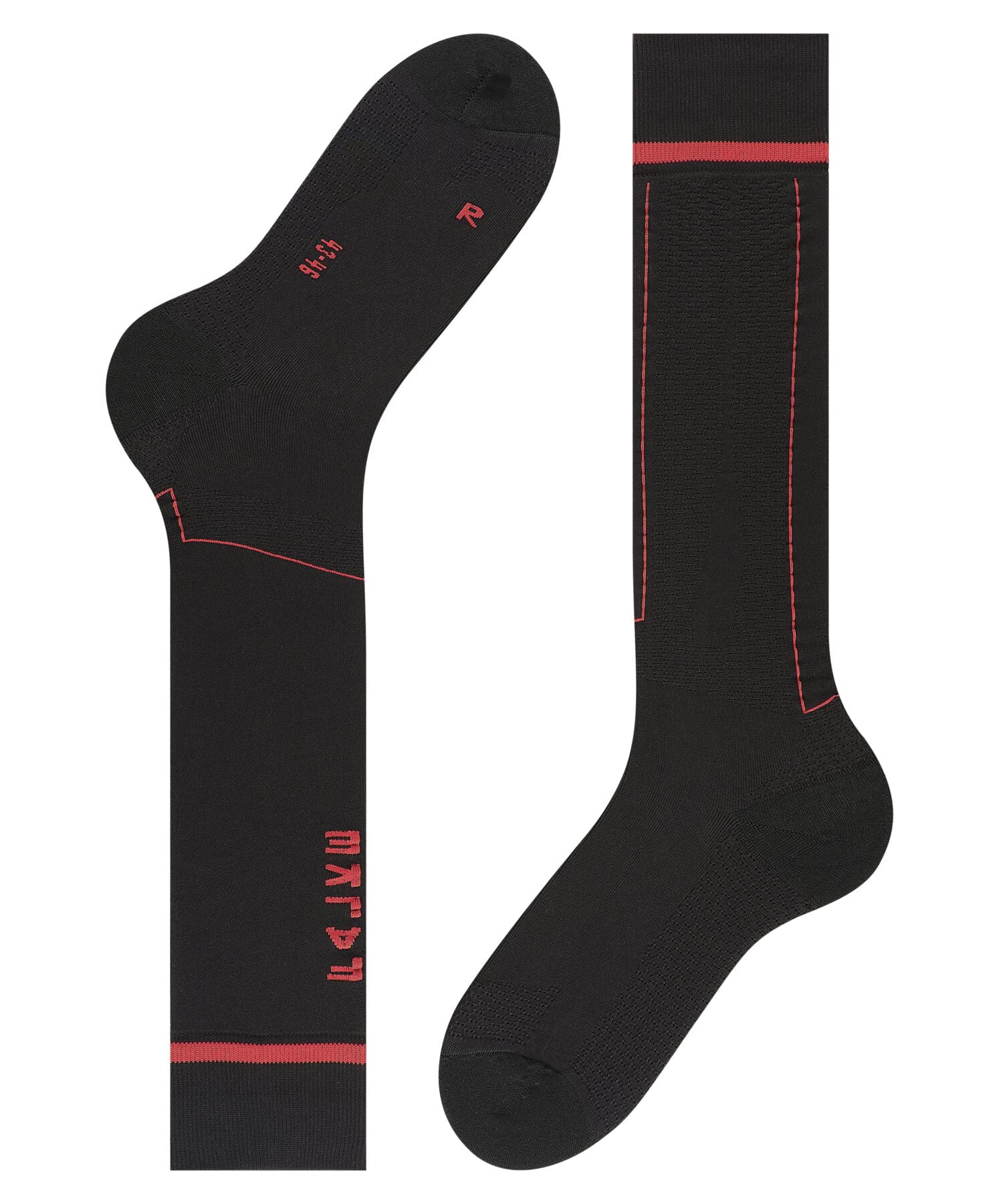 FALKE Men's Impulse Running Socks - Knee High Compression Socks for Running & Sports - 1 Pair - Perfect for Marathon, Jogging & Workout Support