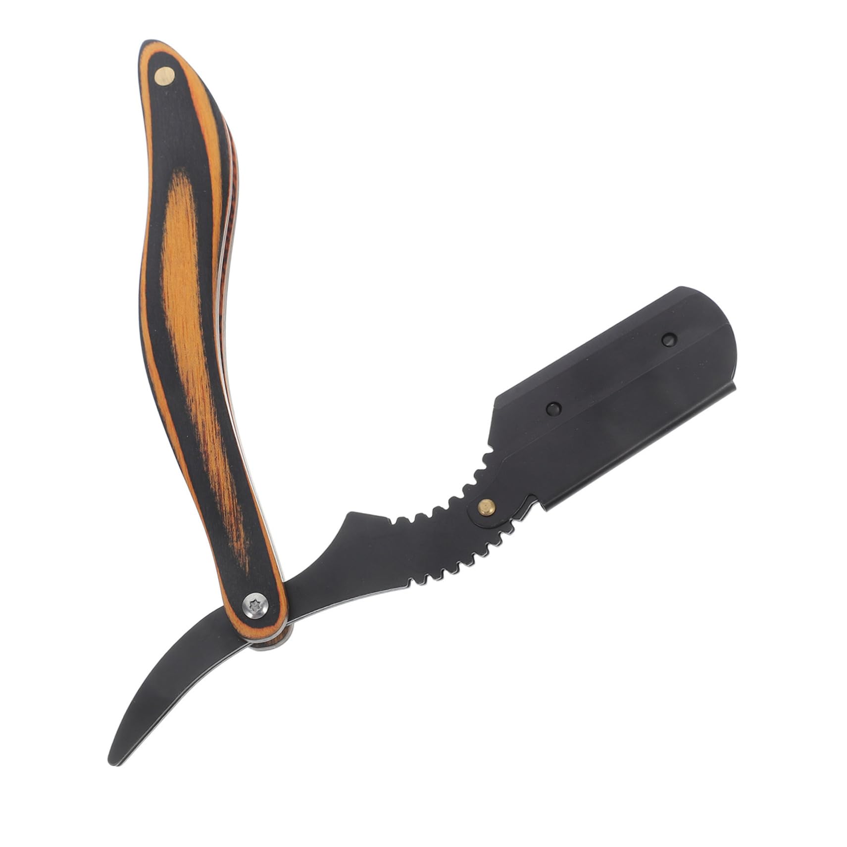 Professional Stainless Steel Straight Razor for Men - Manual Barber Razor, Facial Hair & Beard Shaver - Perfect for Home Grooming, Travel & Professional Use