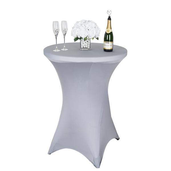 Stretchable Spandex Cocktail Table Cover - Waterproof & Wrinkle-Resistant - Perfect for Parties, Weddings, and Events