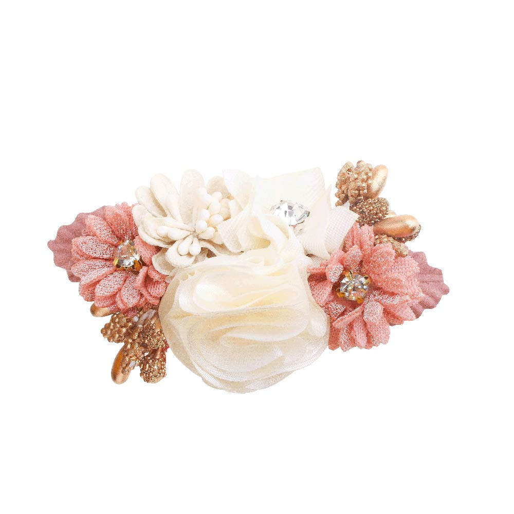 Lightweight Floral Hair Clips Set - 3pcs Baby Girl Hair Bows with Boutique Alligator Clips for Toddlers & Teens | Perfect for Birthday Gifts, School Accessories, and Special Occasions