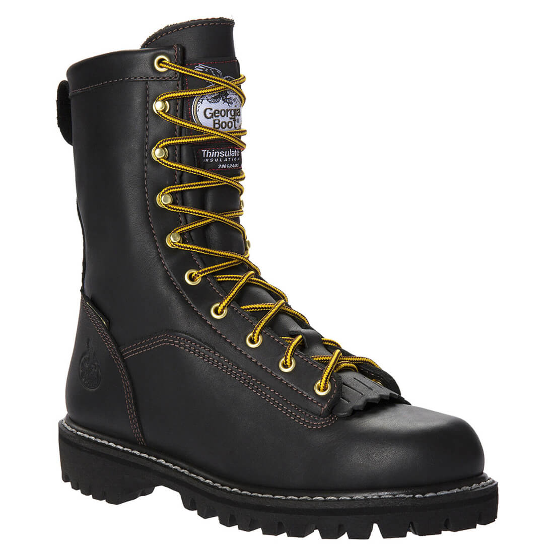 GORE-TEX® Waterproof Insulated Work Boots for Men - 200G Thinsulate, Lace-to-Toe Design for Comfort & Support - Ideal for Construction, Hiking & Outdoor Work in Cold Weather