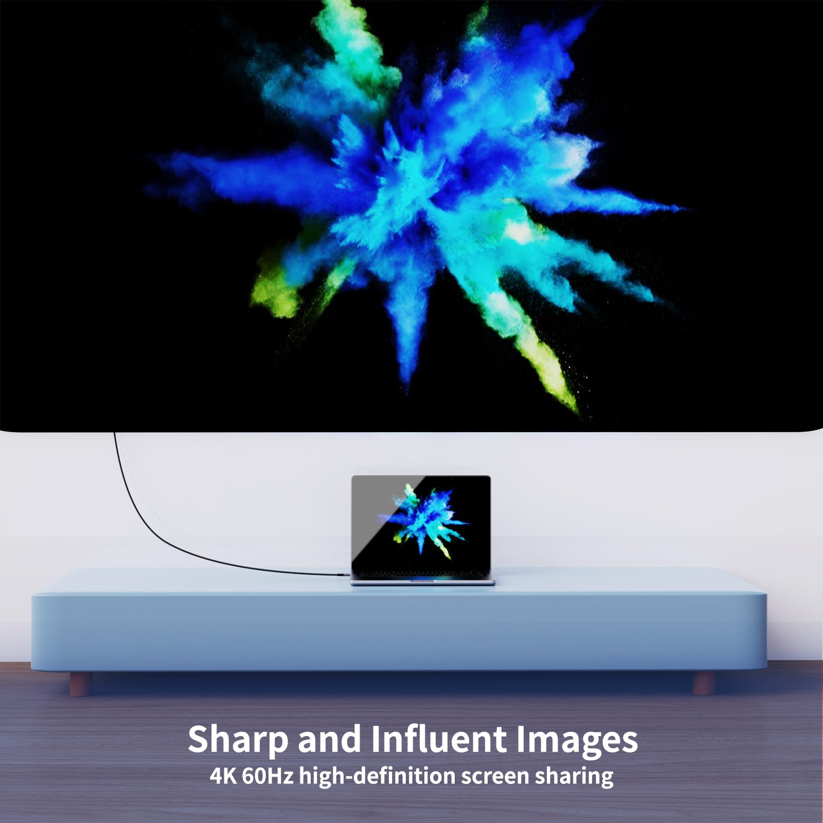 Premium USB C 3.2 Gen 2 Cable - 100W Fast Charging & 20Gbps High-Speed Data Transfer - Supports 4K Video - Compatible with MacBook, iPhone 15, Samsung Galaxy, iPad, Thunderbolt 3/4 Devices - Perfect for Home Office, Gaming & Travel Charging