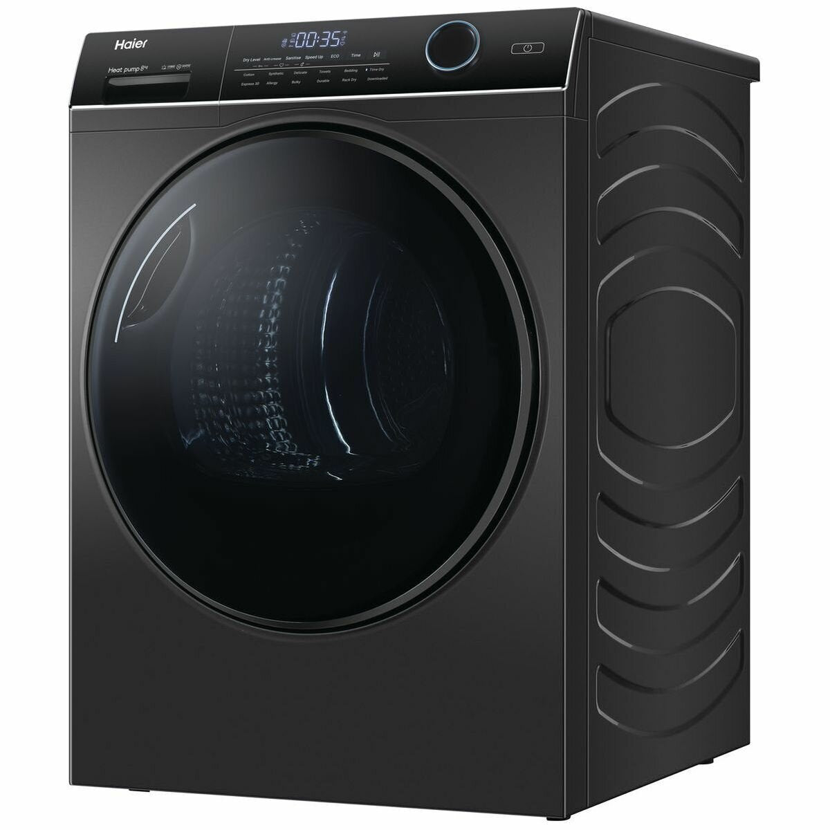 Haier 500 Series 8kg Heat Pump Dryer HDHP80ANB1 - Energy Efficient, Quiet Laundry Appliance for Home & Apartment Use