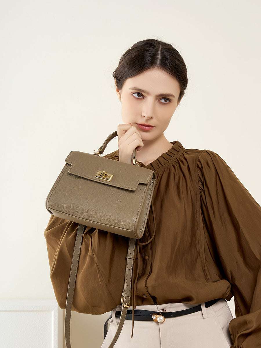 Stylish and Versatile Square Handbag for Women - Perfect for Work, Travel, and Everyday Use