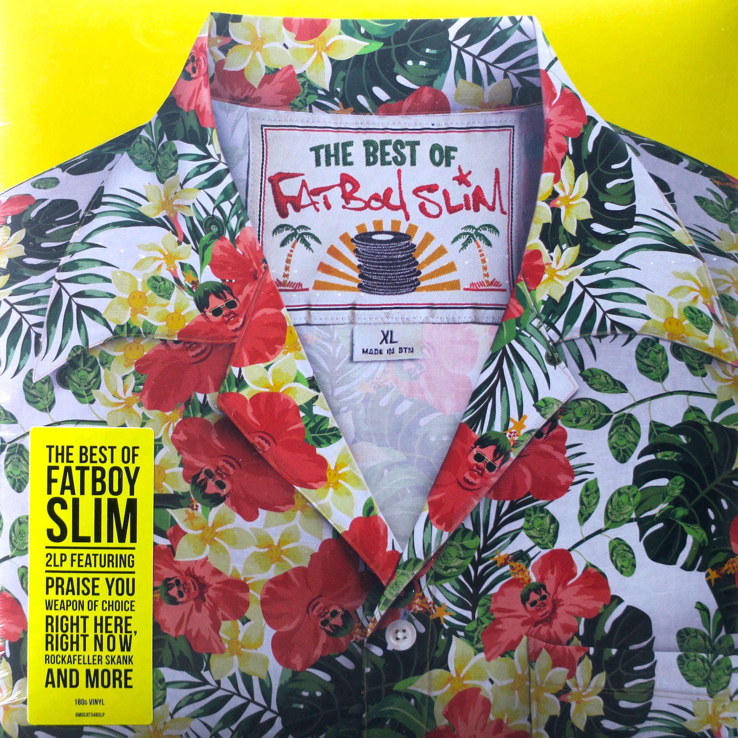 FATBOY SLIM 'Best Of' Vinyl 2LP Record - Limited Edition Double LP Album for DJs & Music Collectors - Perfect for Home Listening & Party Mixing