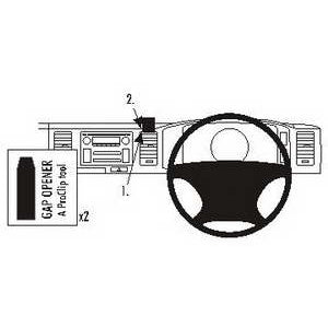 ClicOn No Holes Center Dash Mount for Toyota HiAce Commuter Bus & SLWB Van (2007-2019) - Perfect for GPS, Phone Holders & Dash Cams