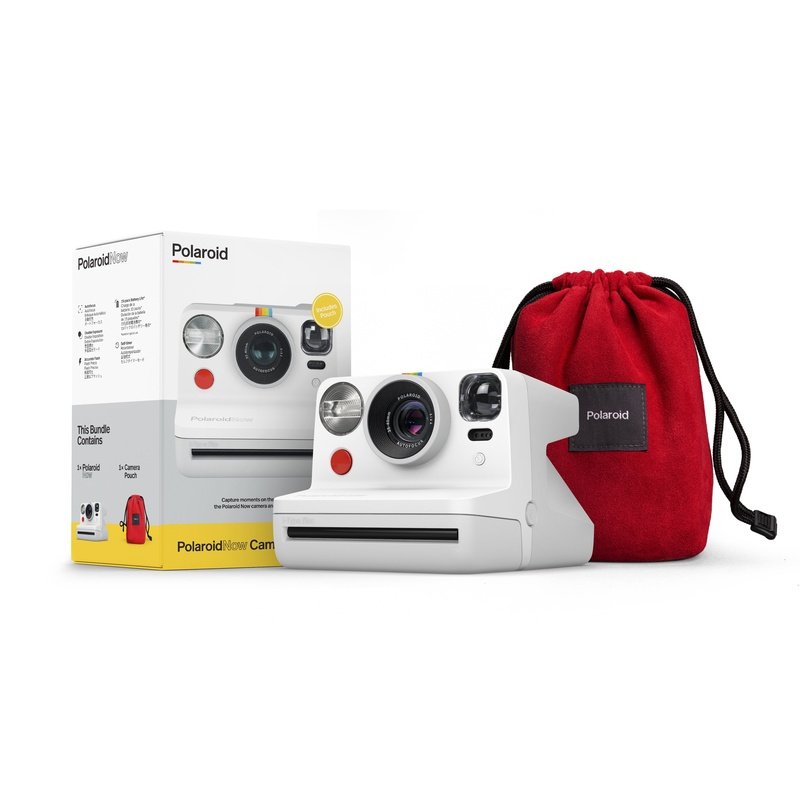 Polaroid Now Instant Camera with Travel Pouch - Perfect for Travel, Parties & Capturing Memories On-The-Go