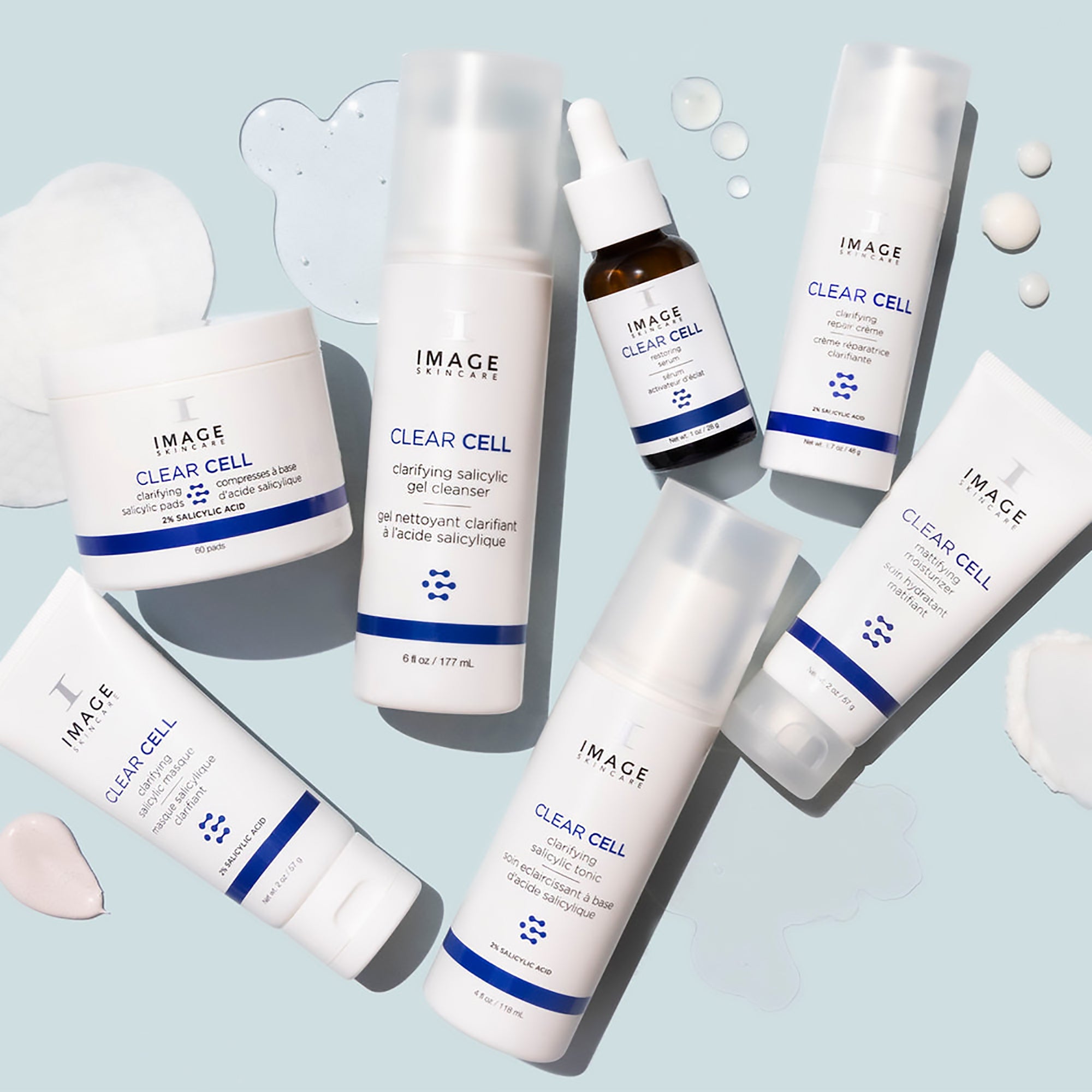 Image Skincare Clear Cell Restoring Serum - Acne Treatment & Skin Renewal for Clear Complexion | Perfect for Daily Skincare Routine & Post-Breakout Recovery