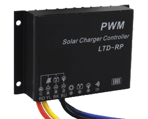 10A Waterproof Solar Charge Controller - 12V/24V Auto MPPT Regulator for RV, Boat, Marine & Off-Grid Solar Systems - Ideal for Outdoor, Camping & Emergency Power Supply
