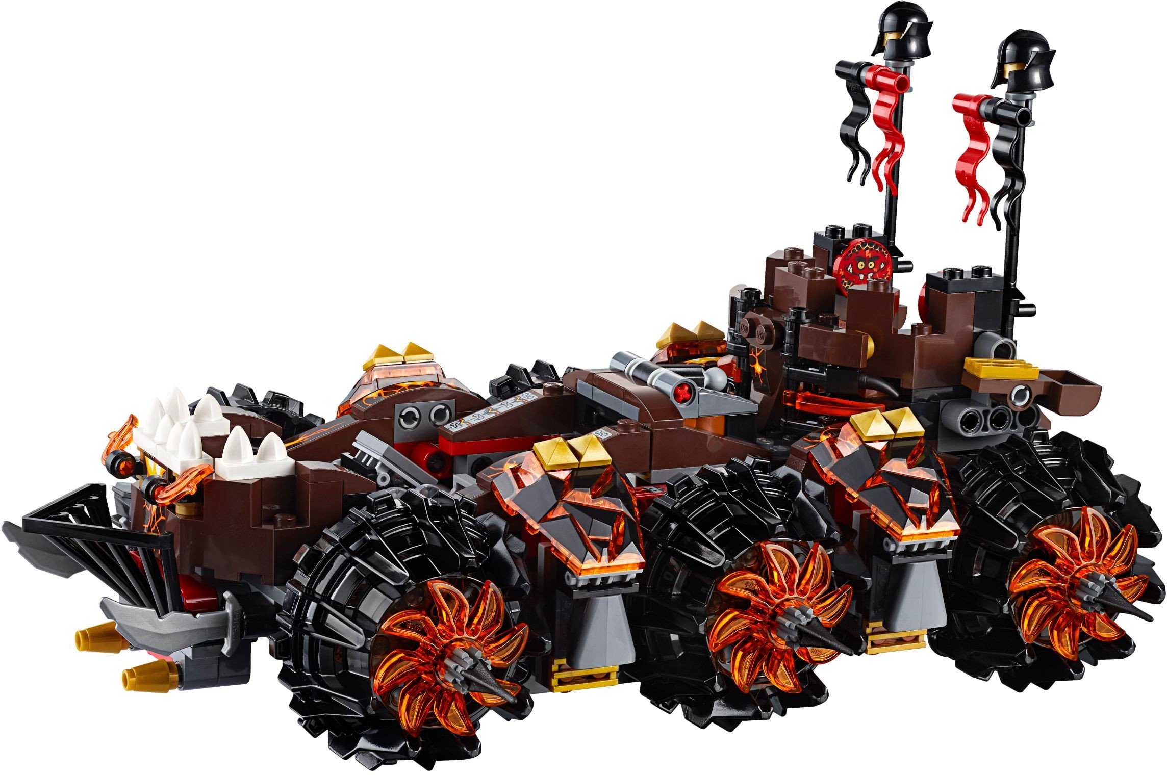 LEGO Nexo Knights 70321 The Cursed Magma Mech Building Set for Kids - Battle The Evil General Magmar with This Epic Castle Toy for Creative Play & Adventure Scenes