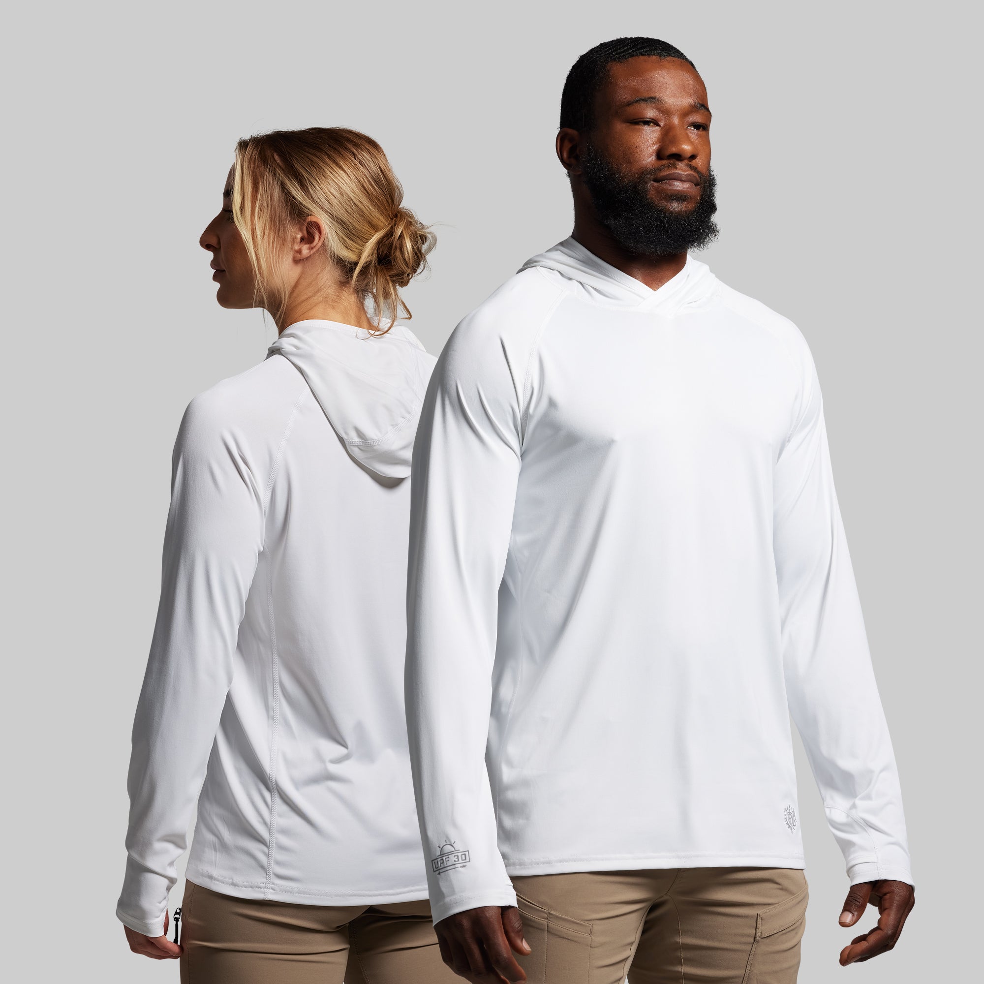 Sun Shirt 2.0 - UPF 50+ UV Protection Men's Long Sleeve Quick-Dry Hiking Shirt (White) - Perfect for Outdoor Activities, Hiking, Fishing & Beach Wear