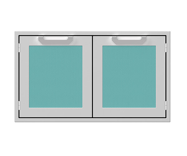 Hestan 36-Inch Outdoor Double Series Pantry Cabinet - Stainless Steel Commercial-Grade Storage for Restaurants & Backyards | Weatherproof Kitchen Organization Solution for Patio, Poolside & Outdoor Cooking Areas