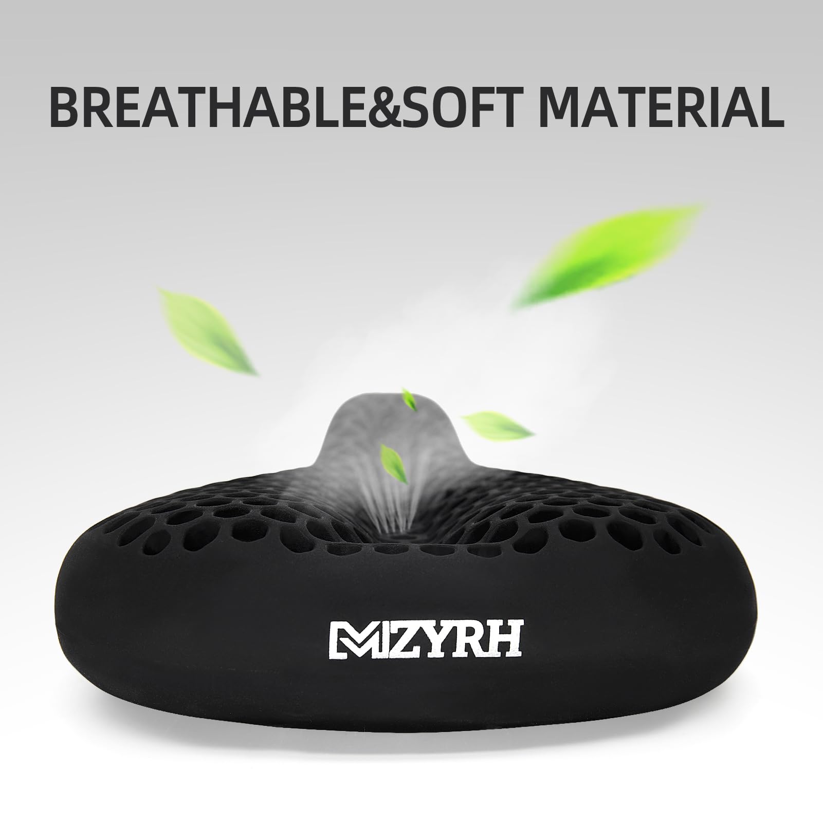 Gel Bike Seat Cushion - Comfortable Padded Bicycle Saddle Cover for Men & Women - Universal Fit for Mountain & Road Bikes - Perfect for Long Rides, Commuting & Indoor Cycling Workouts