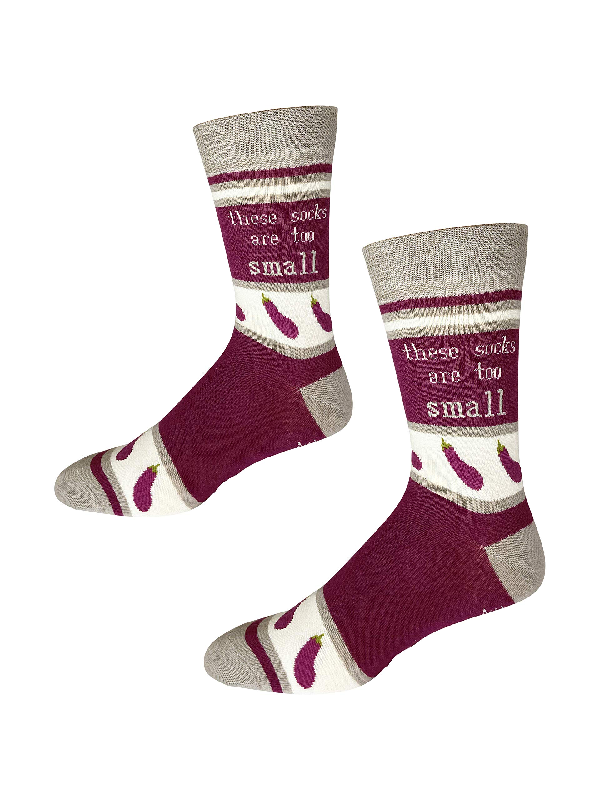 Funny Men's Socks - Novelty Small Size Socks for Gag Gifts & Comfortable Everyday Wear - Perfect for Pranks, Parties, and Casual Outfits