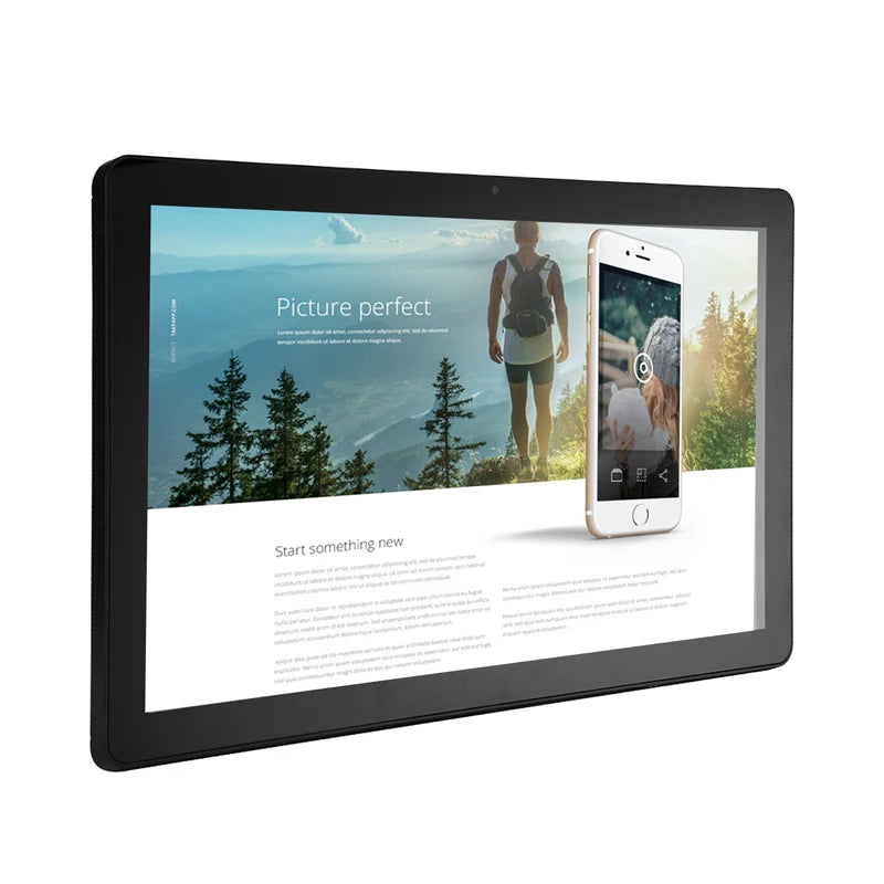 RK3288 Quad Core Full HD Android Tablet - 10.1 Inch Touchscreen, 2GB RAM, 32GB Storage, Wall Mountable for Smart Home & Digital Signage