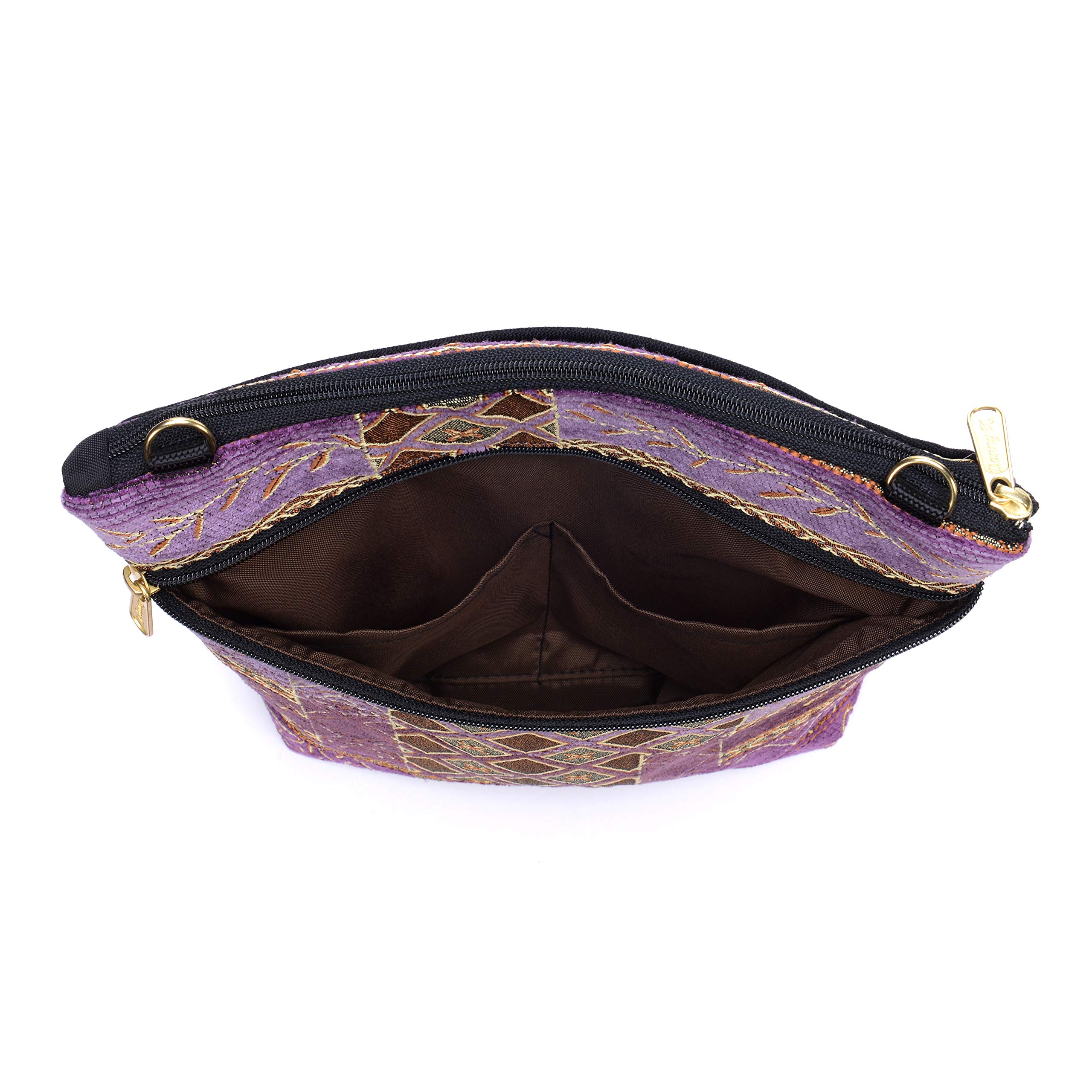 Danny K. Women's Tapestry Crossbody Bag - Handmade in USA Boho Purse for Women | Perfect for Travel, Shopping & Everyday Use