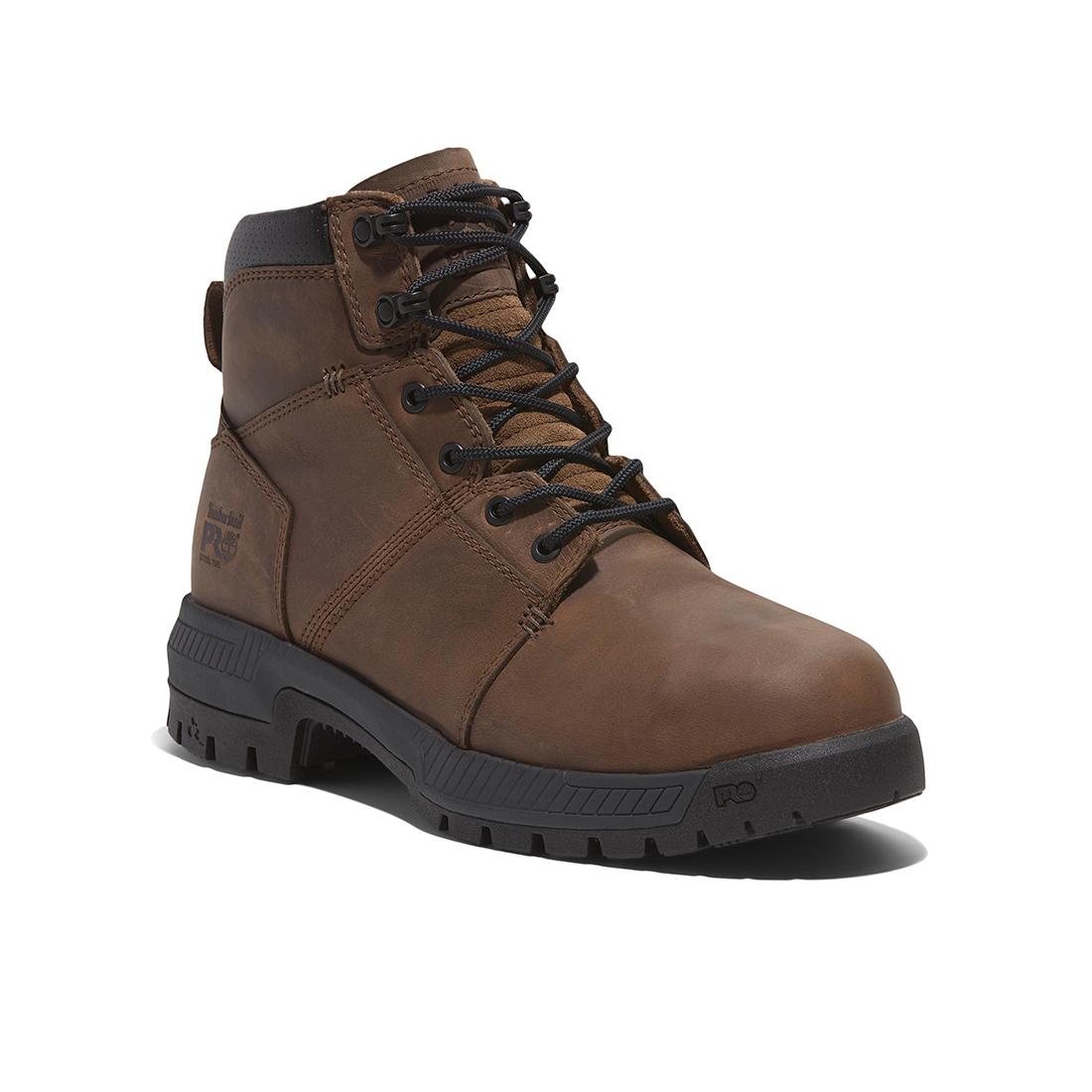 Montauk 6 Inch Steel Toe Work Boots for Men - Waterproof Safety Shoes with Slip Resistant Sole - Ideal for Construction, Warehouse & Outdoor Work