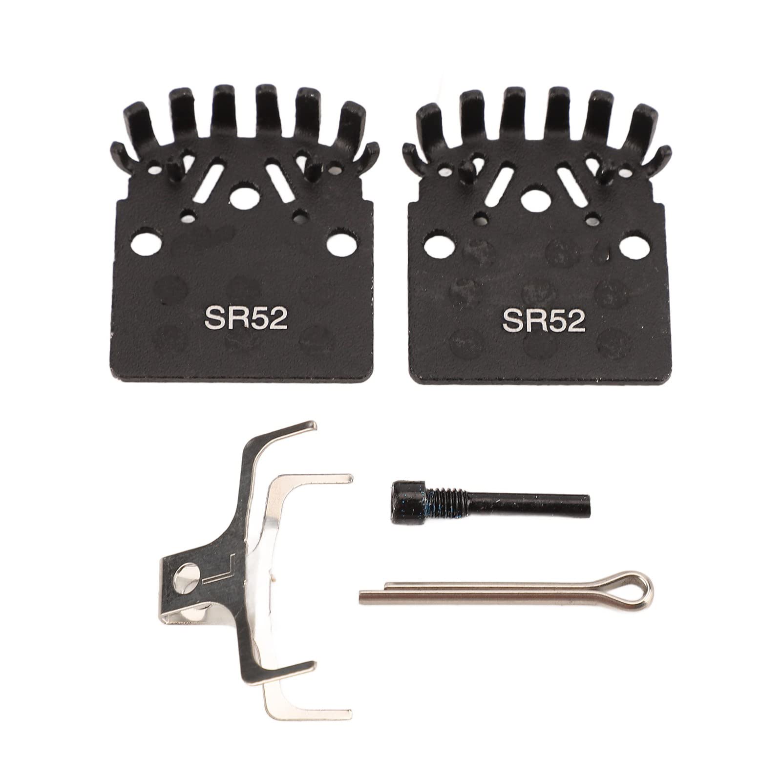 Premium Bike Brake Pads - Heat Dissipation Metal Disc Brake Linings for Mountain & Road Bicycles | Durable & Oil-Resistant | Perfect for Off-Road Trails & Commuting
