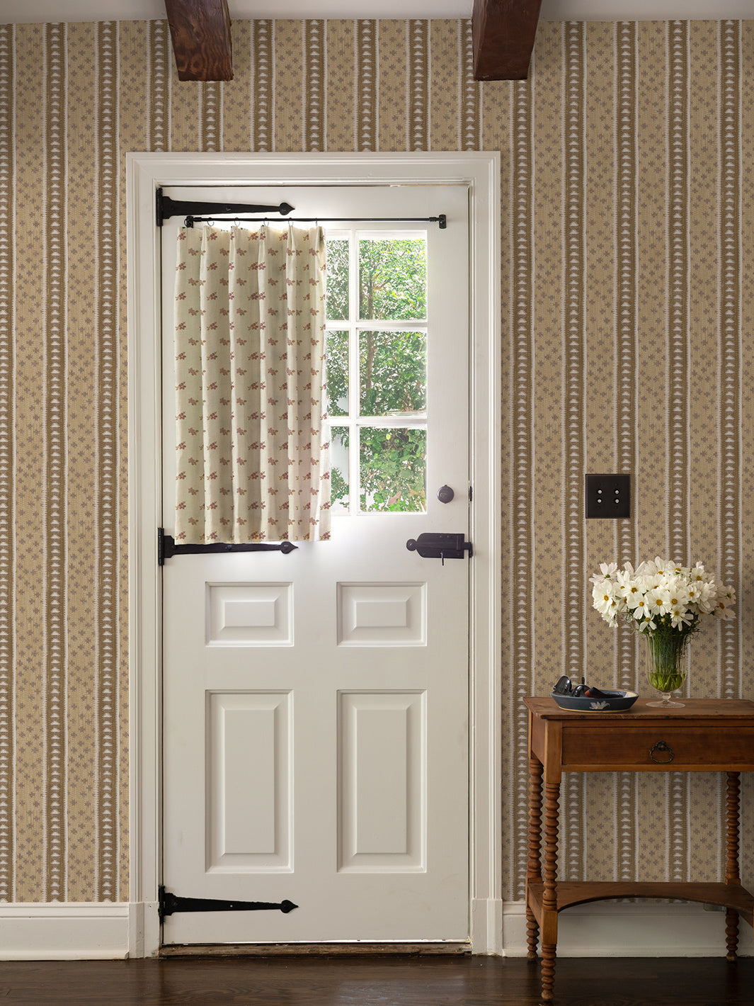 Nathan Turner 'Northstar Stripe' Mustard Wallpaper - Peel & Stick Removable Wallpaper for Living Room, Bedroom, or Nursery Decor