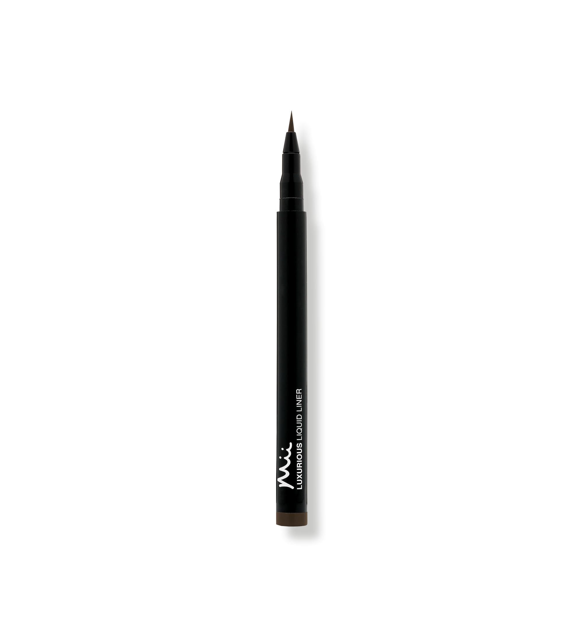 Mii Cosmetics Luxurious Waterproof Liquid Eyeliner - Smudge-Proof Brown Eye Liner for Precise Winged Looks - Decadence 03 - Perfect for Daytime Office Wear & Nighttime Party Makeup