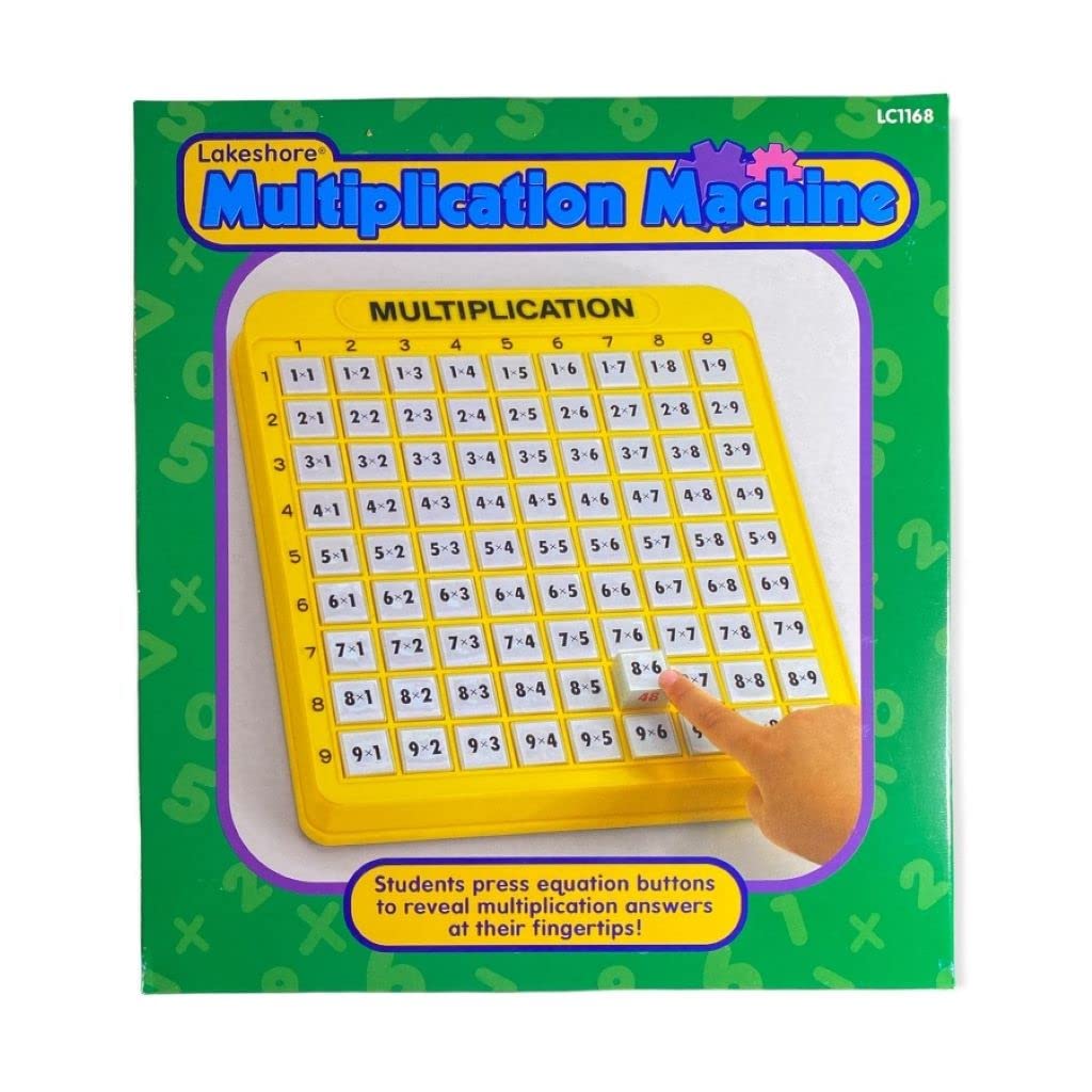 Lakeshore Multiplication Machine - Math Learning Tool for Kids | Interactive Educational Toy for Classroom & Homeschool Use