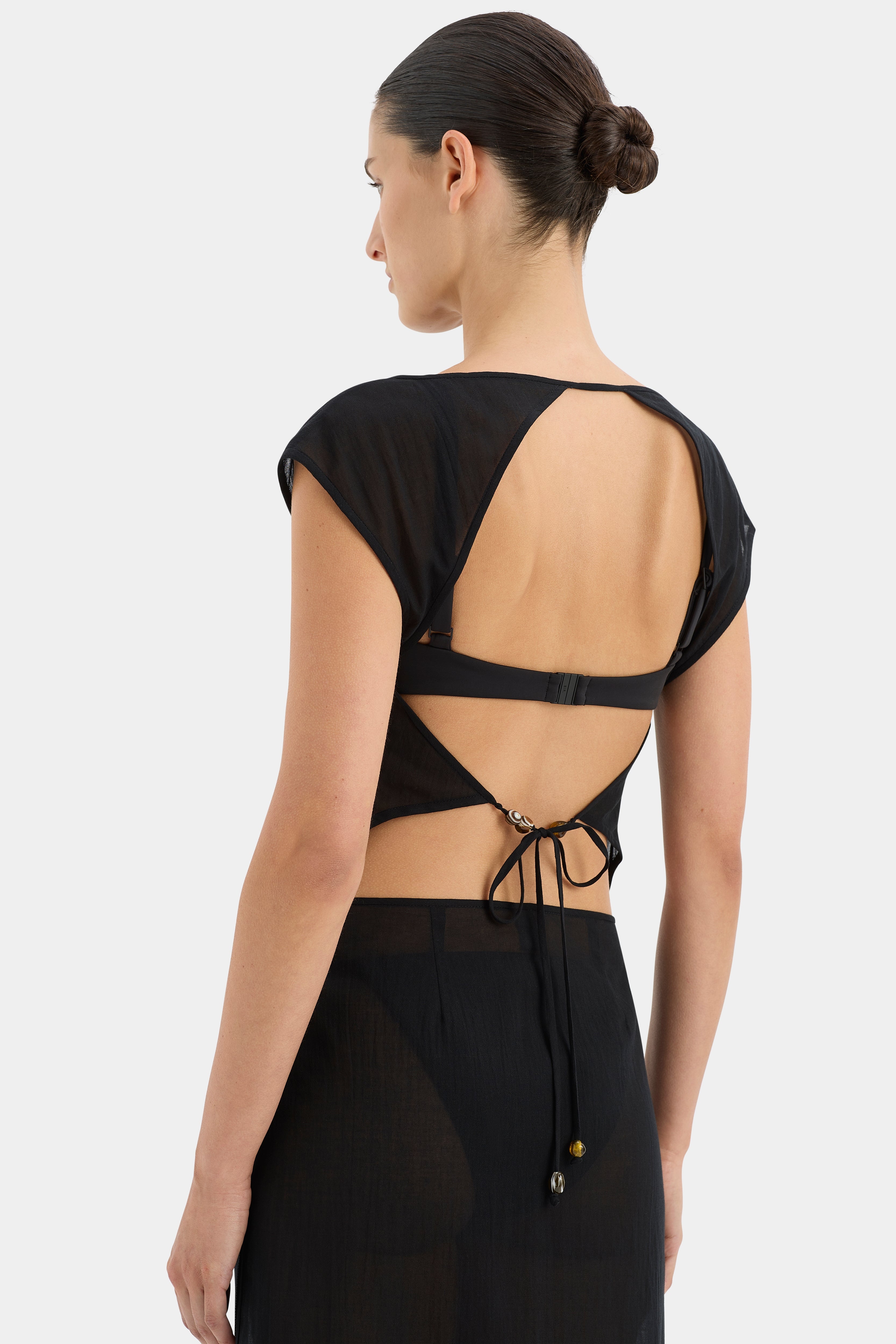 Blair Beaded Overlap Dress for Women - Elegant Party & Evening Gown - Perfect for Weddings, Cocktail Parties & Special Occasions