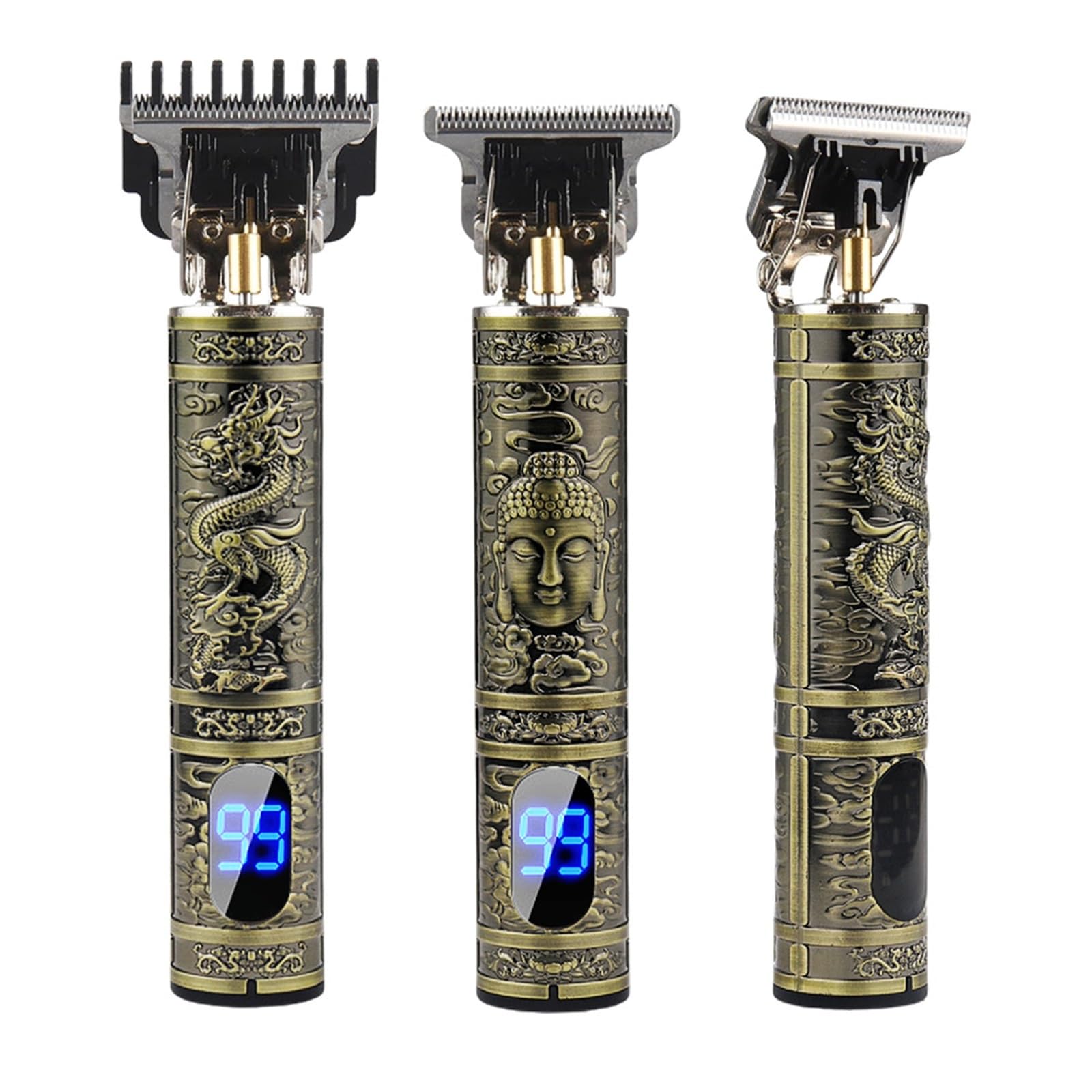 T9 Electric Hair Clipper for Men - LCD Display, 0mm Shaver, Professional Hair Trimmer, Home & Travel Barber Kit, Cordless Shaving Machine (Black) - Perfect for Beard Grooming, Head Shaving & Body Hair Trimming at Home or On-the-Go