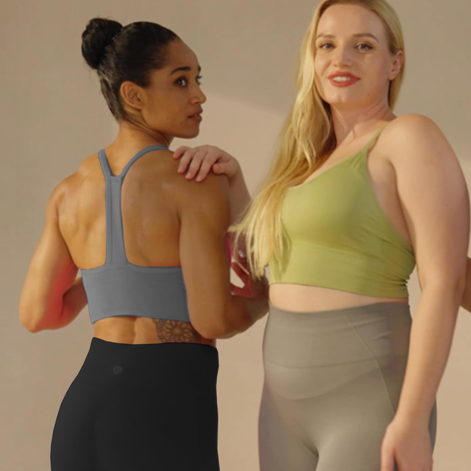 Evercute Padded Racerback Sports Bra for Yoga & Workout - Comfortable Fitness Wear