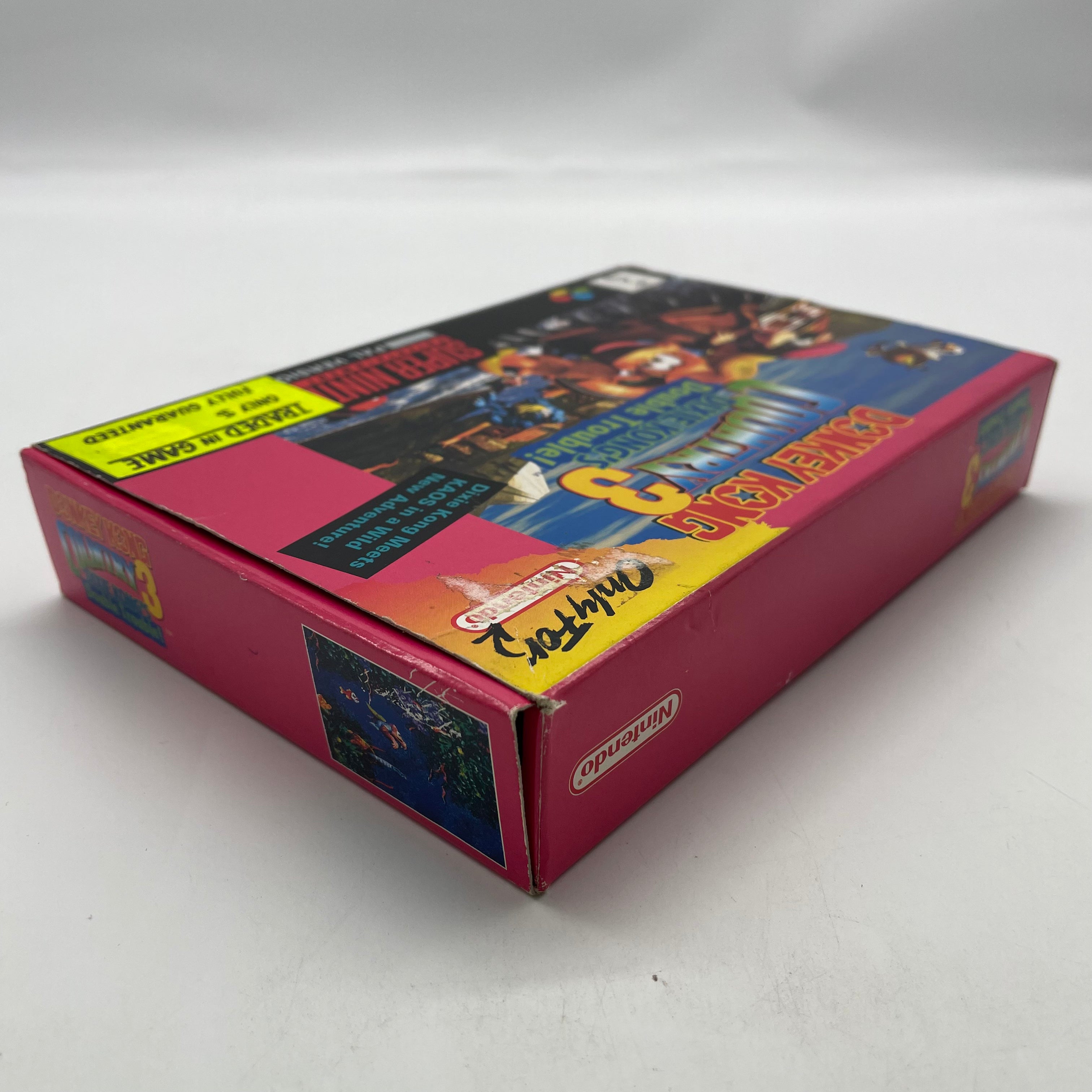 Donkey Kong Country 3 Dixie Kong's Double Trouble - Complete SNES Game Box Set for Super Nintendo Entertainment System | Retro Gaming, Collector's Item, 90s Nostalgia