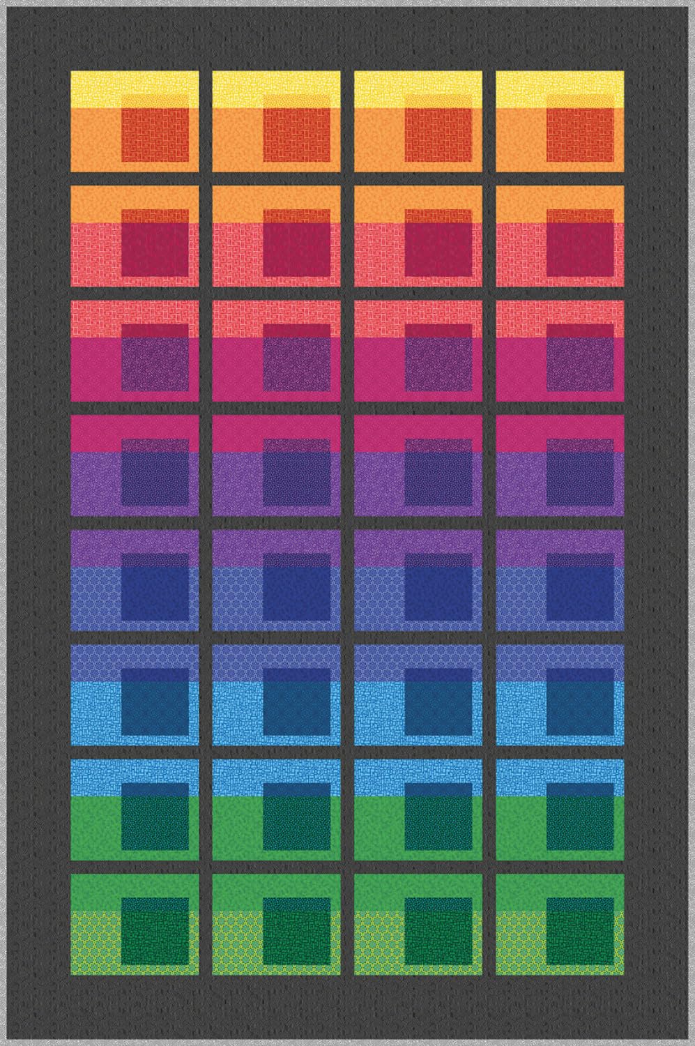 Benartex Weeks Ringle & Bill Kerr Transparency Frame of Mind Quilt Kit - Assorted Colors | Premium Quilting Fabric Set for DIY Patchwork, Home Decor & Craft Projects | Perfect for Quilters, Sewing Enthusiasts & Creative Home Makers