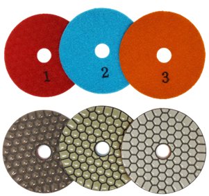 3 Step Dry Polishing Pad Kit for Cars, Boats & RVs - Professional Auto Detailing Buffing Pads - Perfect for Paint Correction, Scratch Removal & Surface Restoration - Ideal for DIY Enthusiasts & Professional Detailers
