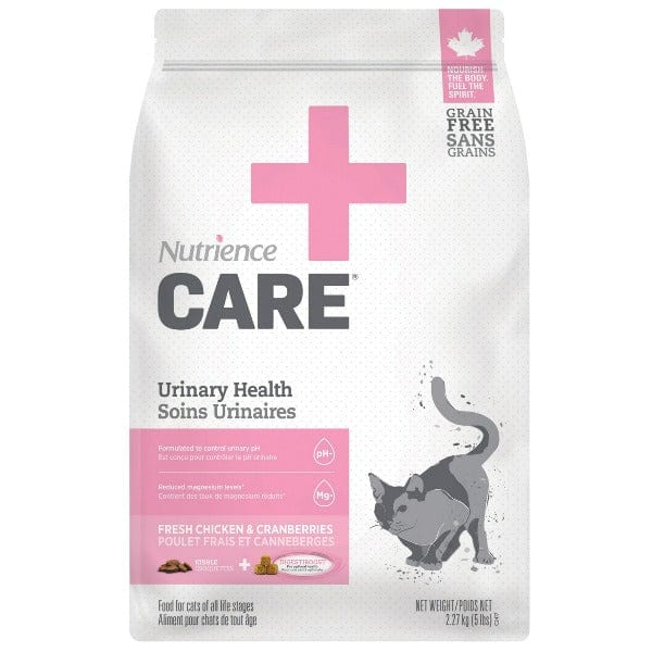 Nutrience Care+ Urinary Health Dry Cat Food for Adult Cats - High Protein, Low Magnesium Formula - Supports Kidney & Bladder Health - Ideal for Indoor Cats & Urinary Tract Issues