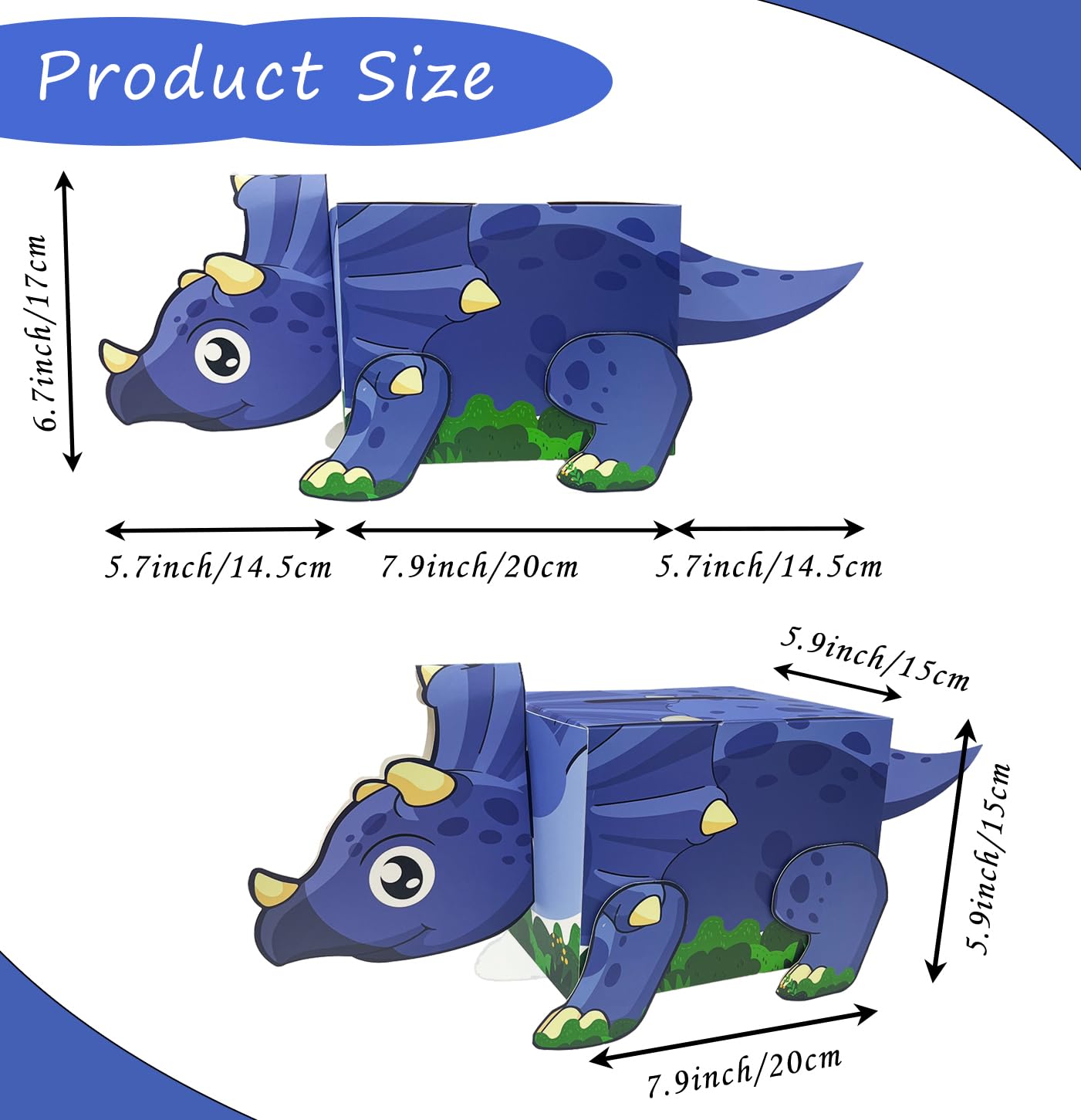 3D Triceratops Valentine's Day Cards & Gift Box Set for Kids - 30 Dinosaur Cards + 5 Teacher Cards - Classroom Party Supplies, School Gift Exchange, Valentine Mailbox - Perfect for Valentine's Day Celebrations & Classroom Activities