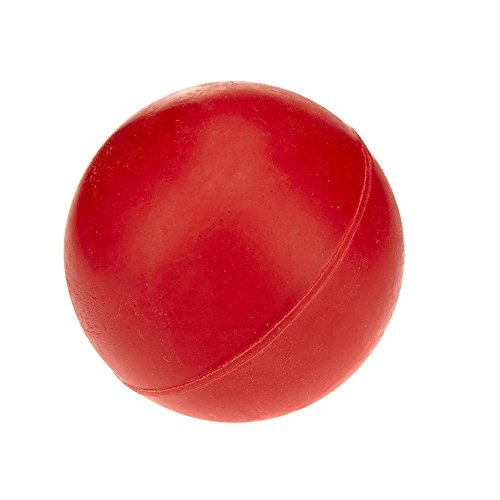 Premium 75mm Solid Rubber Ball - Durable Bouncy Red Ball for Kids, Pets & Sports - Perfect for Playtime, Training & Outdoor Activities
