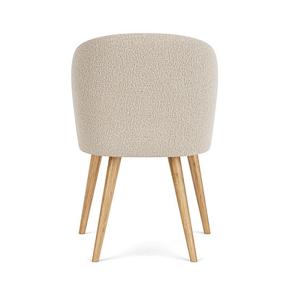 Holly Boucle Dining Chair - Modern Upholstered Accent Chair for Kitchen, Dining Room & Office - Comfortable & Stylish Home Decor