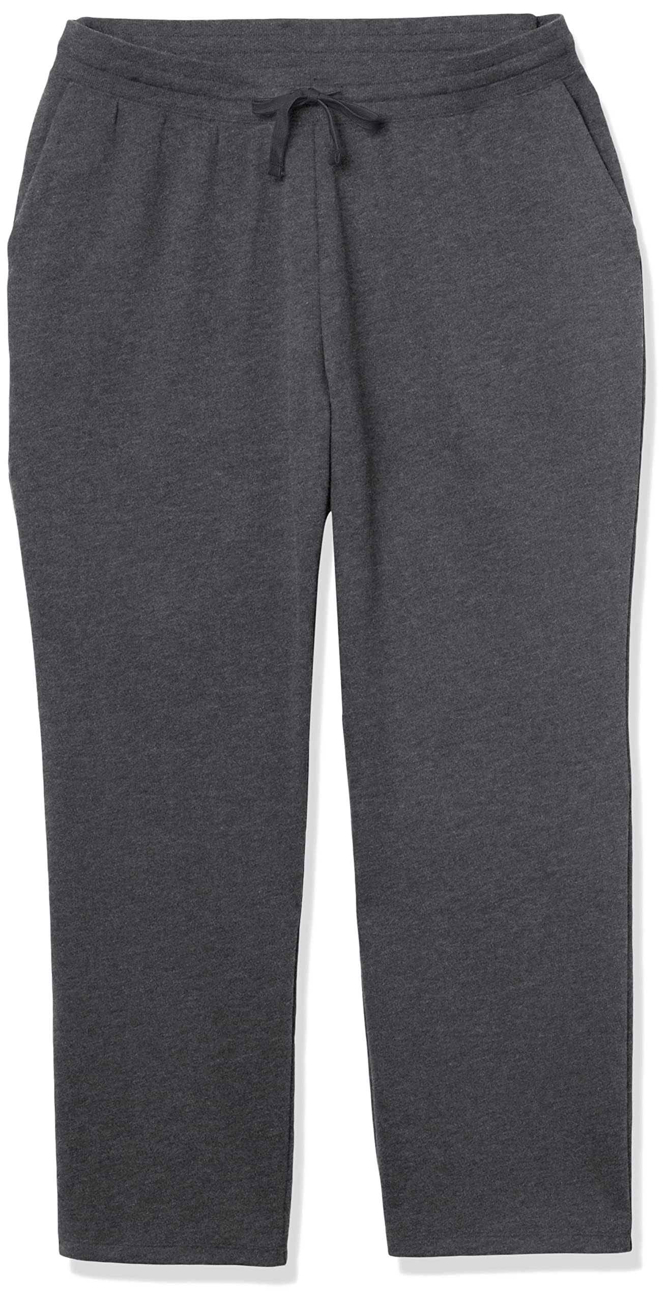 Amazon Essentials Women's Fleece Straight Leg Sweatpants - Comfortable Lounge Pants for Relaxing at Home, Yoga & Casual Wear (Plus Size Available)