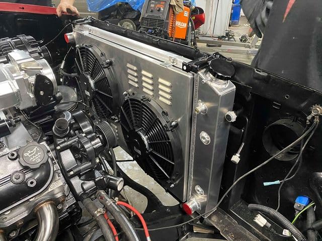 Primecooling 56MM 3 Row Aluminum Radiator with 2X12