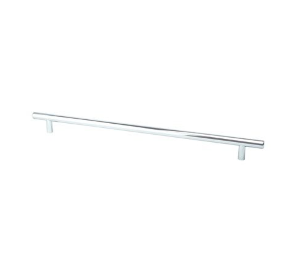 Polished Chrome Round T-Bar Cabinet Knobs and Drawer Pulls - Modern Hardware for Kitchen Cabinets, Dressers & Furniture Upgrades