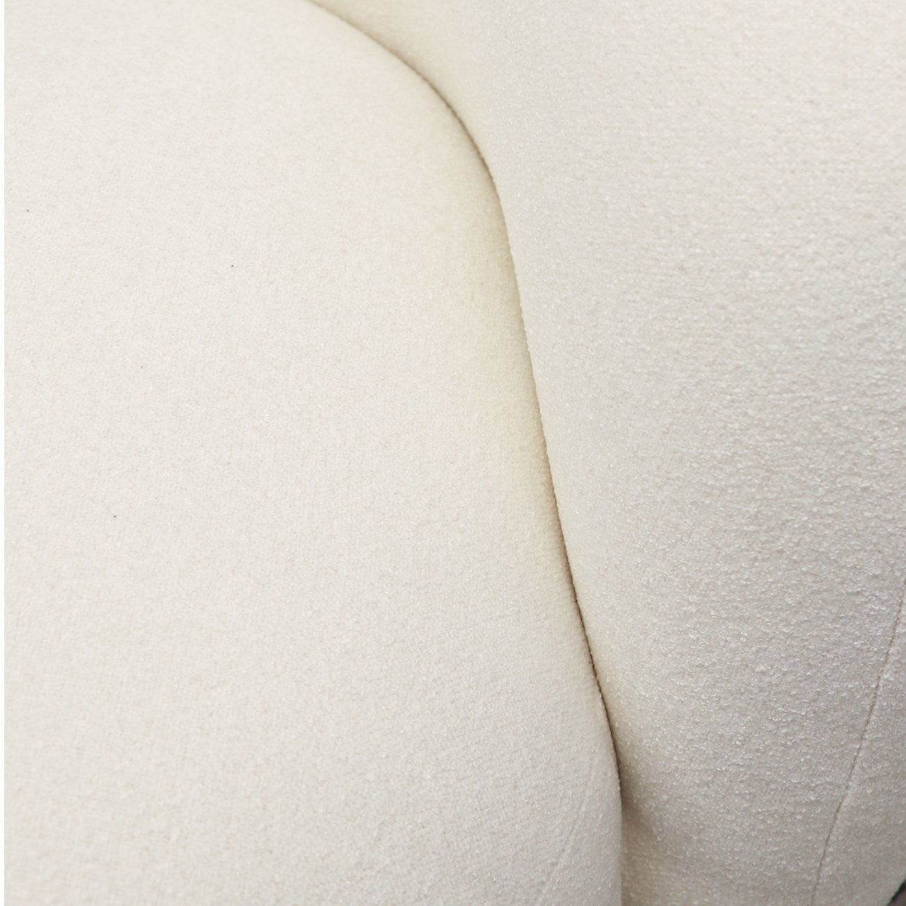 Modern Aura Swivel Armchair in Cream - 360-Degree Rotating Lounge Chair for Living Room, Office, or Reading Nook - Soft Upholstered Accent Chair with Ergonomic Support
