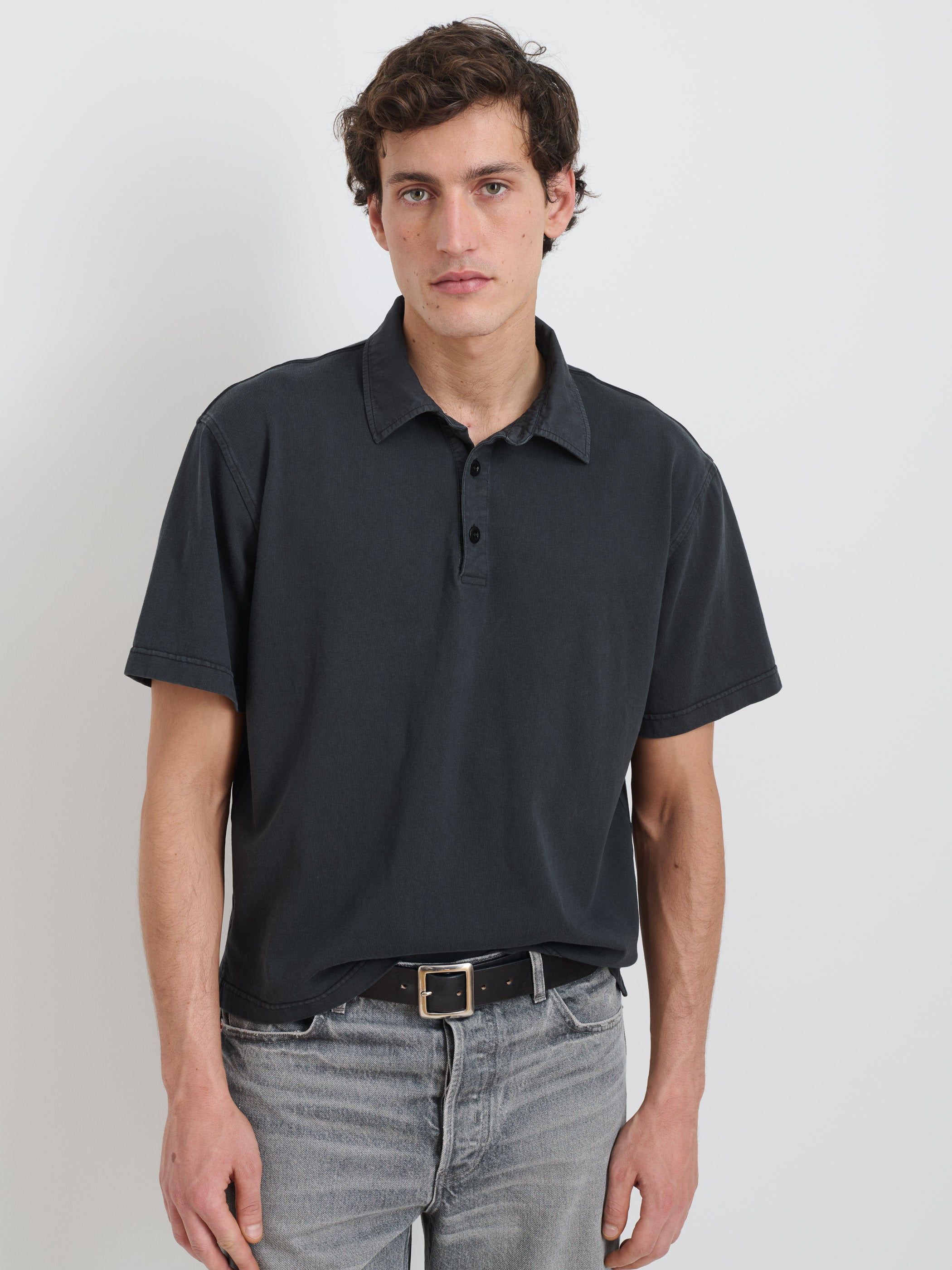 Lucas Men's Classic Polo Shirt - 100% Heavyweight Cotton, Breathable & Comfortable - Perfect for Casual Wear, Office & Outdoor Activities