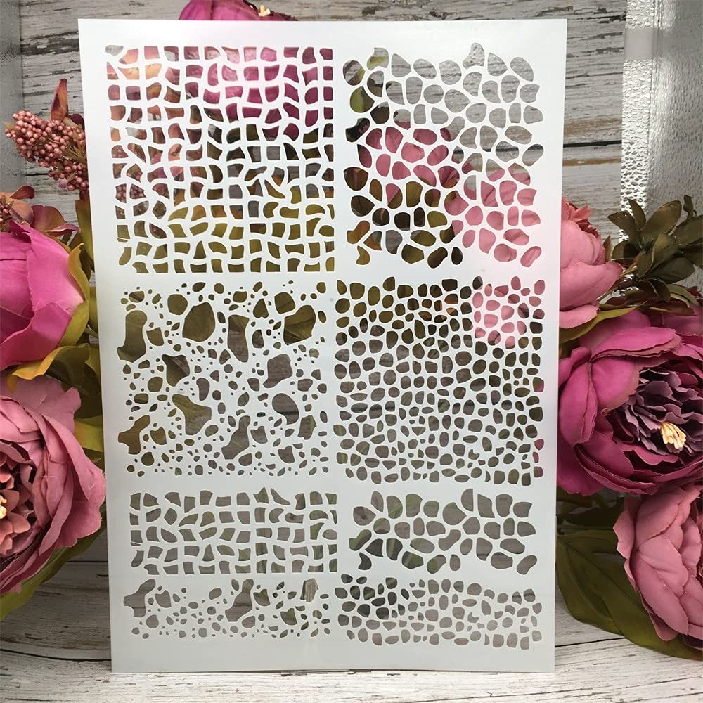 Dandelion DIY Layering Stencils for Painting on Wood & Crafts - A4 29cm Wall Art Template (Style 2) | Perfect for Home Decor, Scrapbooking & DIY Projects