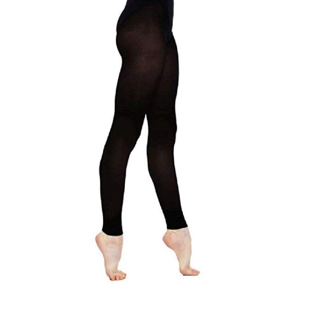 Silky Big Girls' Dance Footless Tights - Stretchy Comfort for Ballet, Yoga & Performance - Perfect for Dance Classes, Gymnastics & Active Wear