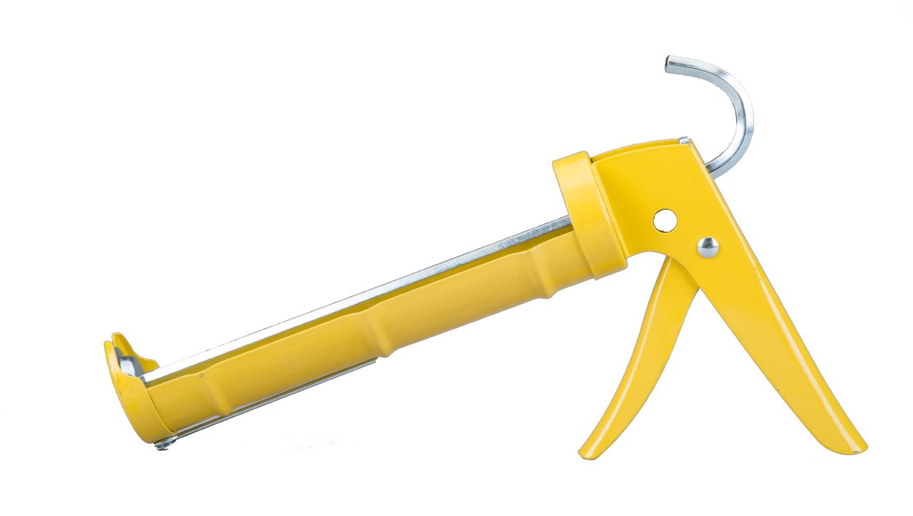 Dripless CH200 Metal Caulking Gun for 10oz Sealant & Adhesive Tubes - 10:1 Thrust Ratio Contractor Grade Hex Rod Caulk Gun | Perfect for Home Repairs, DIY Projects & Professional Construction Work