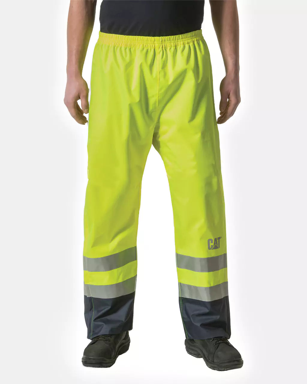 High Visibility Waterproof Pants for Men - Reflective Work Pants for Construction, Cycling & Outdoor Safety
