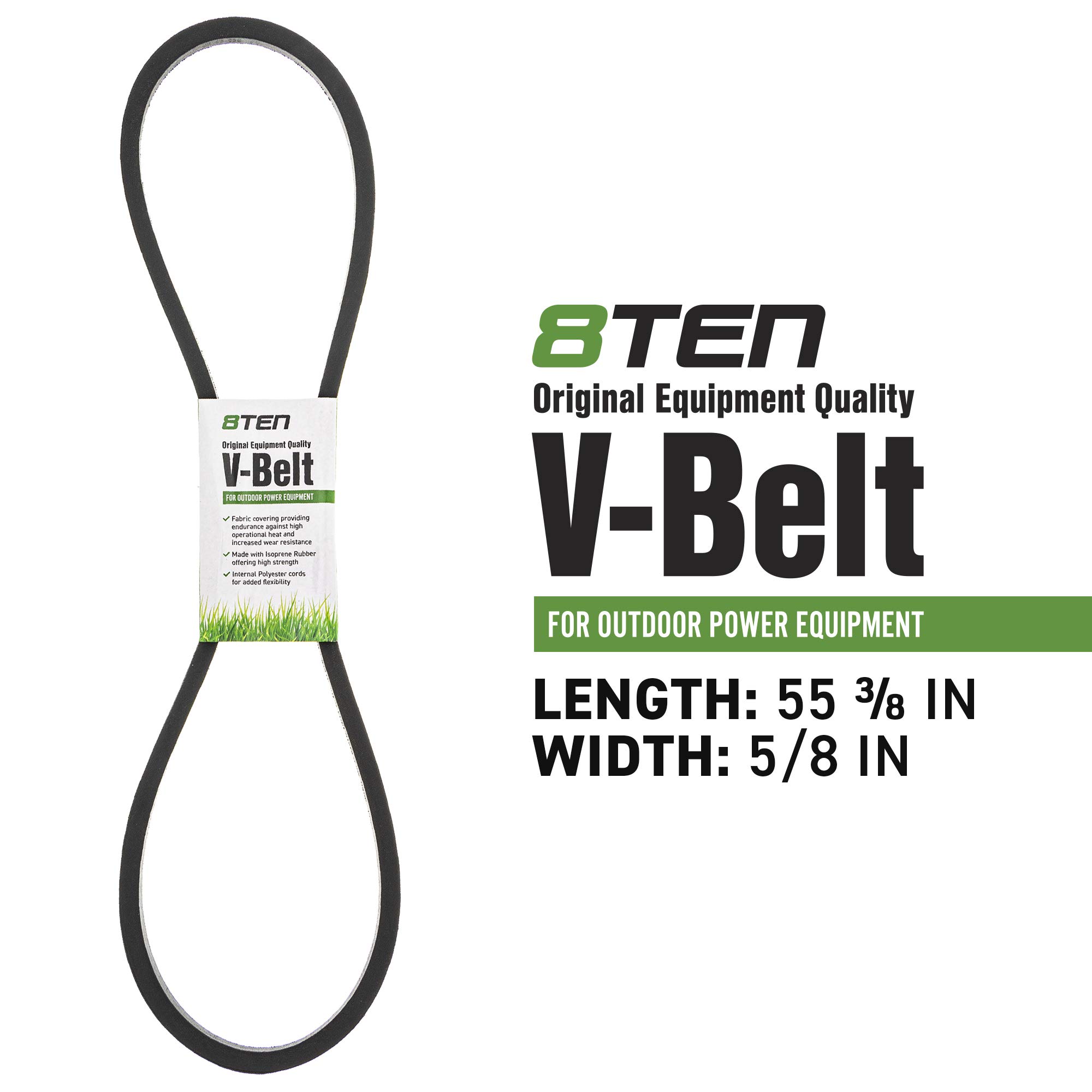 8TEN Replacement Deck Belt for Wright Mfg 52