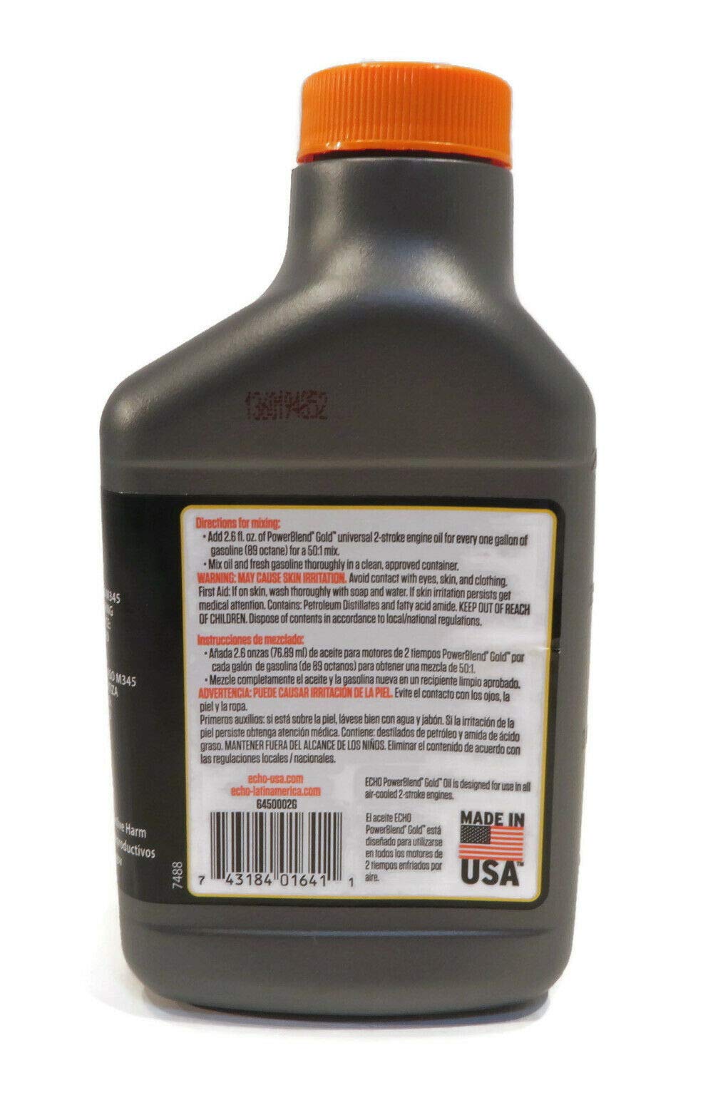 Premium Synthetic Fuel Stabilizer - 5.2 oz Bottle (Pack of 48) | Extends Engine Life | Compatible with Echo Equipment | Ideal for Lawn Mowers, Chainsaws & Outdoor Power Equipment Storage