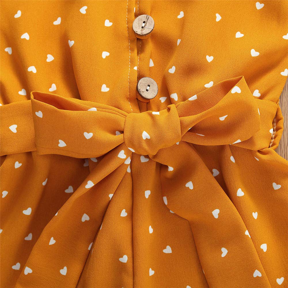 Adorable Heart Print Suspender Romper Jumpsuit for Baby Girls - Toddler Summer Outfit & Holiday Playwear - Perfect for Parties, Photoshoots & Casual Playdates
